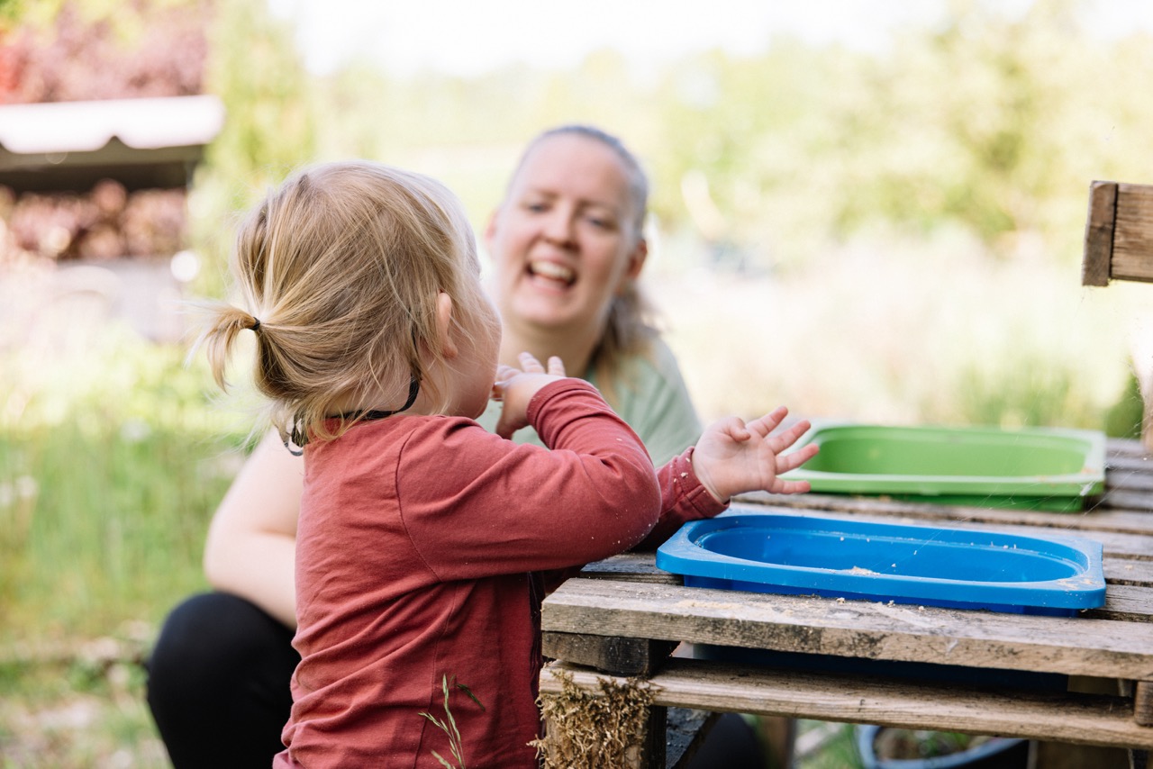 Barn med hørenedsættelse. Foto: Christian Daugaard